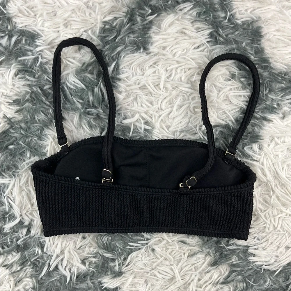 No Boundaries Womens Black Bikini Top Size Small